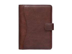 Time-Master kalenteri Manager A5 (70mm) PICTURE, täysnahka (TUMMANPUNAINEN) 00712/40160