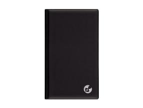 Kalenterimerkintä Miniboss NÄDAL, kierresidonta, muovikannet (MUSTA) 00253/40109