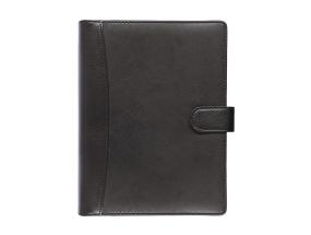 Time-Master kalenteri Manager A5 (70mm) PÄIVÄ, keinonahka (MUSTA) 00701/40159