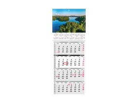 Seinäkalenteri QUATTRO, avokoko 297x760mm (PILT nr.2) 00322/40490