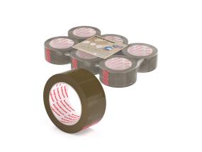 Pakkausteippi 48mmx50m ERICH KRAUSE ruskea 6 kpl/pkt