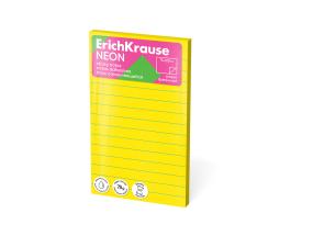 Muistipaperi 75x125mm ERICH KRAUSE Neonvuorattu 100 arkin valikoima