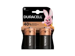 Paristot LR20/D DURACELL 2 kpl