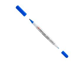 Permanentne marker SAKURA Identi-Pen kahe otsaga 0.4 & 1.0mm sinine