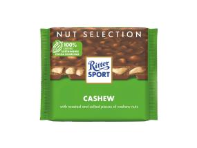 Maitosuklaa RITTER SPORT cashewpähkinöillä 100g