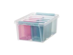 Muovilaatikko kannella SMARTSTORE Classic 18x30x40xm 14L