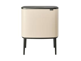 Roskakori 11+23L BRABANTIA Bo Touch Bin, roskakori jaloissa, beige