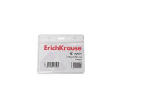 Korttiteline, vaakasuora ERICH KRAUSE 98х58 mm, läpinäkyvä, 20 kpl