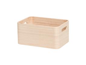 4LIVING Vanerilaatikko kahvoilla 27x18x13cm