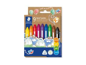 Rasvakynä Staedtler Noris Jumbo 9 väriä