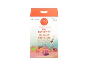 Vihreä tee JUST T The Tumeric Ginger Treasure Bio kurkumalla ja inkiväärillä 20 kpl