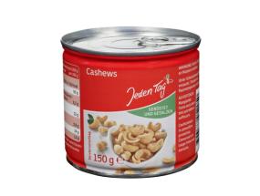 Paahdetut ja suolatut cashewpähkinät JEDEN TAG, 150g