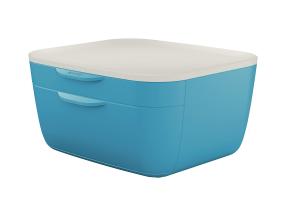 Laatikosto pöydälle LEITZ Cozy 2-laatikkoinen sininen