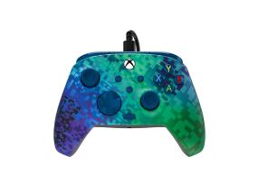 PDP, Xbox Series X|S & PC, Glitch Green REMATCH Advanced Wired Controller - Pult