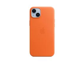 APPLE iPhone 14 Plus -nahkakotelo MagSafella, oranssi - Nahkümbris