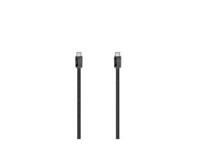 HAMA monipuolinen, USB-C 3.2 - USB-C, 5A, 1 m, musta - kaapeli