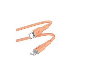 Puro Soft, USB-C / USB-C, 1,5 m, oranssi - Kaapeli