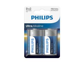 2 x akku Philips LR20E D Ultra Alkaline