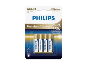 4 x akku Philips LR03M AAA Premium Alkaline