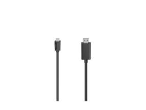 Hama-videokaapeli, USB-C - HDMI, 4K UHD, 1,5 m - kaapeli