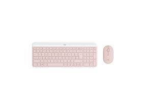Logitech Slim Combo MK470, US, pinkki - Langaton näppäimistö + hiiri