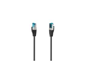 Hama verkkokaapeli, CAT 6a, 10 Gbit/s, 1,5 m, musta - Kaapeli