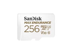 SanDisk Max Endurance, 256 GB, microSDHC, valkoinen - Muistikortti - Muistikortti