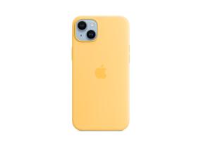 APPLE iPhone 14 Plus silikonikotelo MagSafella, kollane - Silikoonümbris