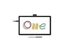 Wacom One 14, valkoinen - Graafinen taulutietokone