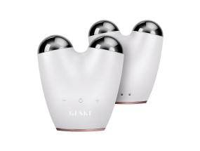 Geske SmartAppGuided, 6-in-one, valkoinen/vaaleanpunainen - Mikro-käyttöinen kasvojenkohotuslaite