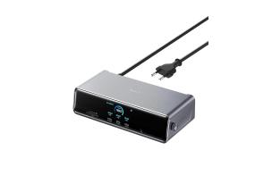 Anker Prime Triple Display, 140 W, harmaa - Kannettavan tietokoneen telakka