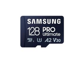 Samsung PRO Ultimate, microSDXC, SD-sovitin, 128 GB - Muistikortti