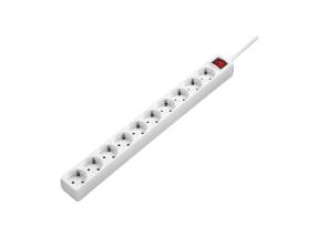 Hama Power Strip, 10-paikkainen, 3 m, valkoinen - Jatkojohto