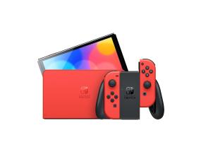 Nintendo Switch OLED, Mario Red - Pelikonsoli