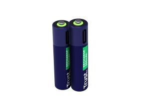 Trust USB-C ladattavat AAA-paristot, 2 kpl - Ladattavat paristot ja akut