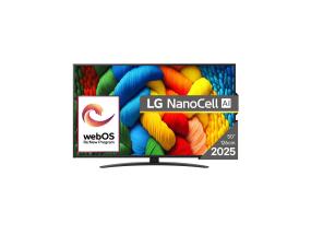 LG NANO81 AI, 50'', LED LCD, NanoCell, musta - Televisio