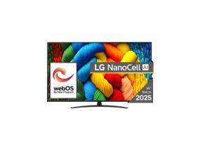 LG NANO81 AI, 65'', LED LCD, NanoCell, musta - Televisio