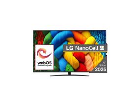 LG NANO81 AI, 86'', LED LCD, NanoCell, musta - Televisio