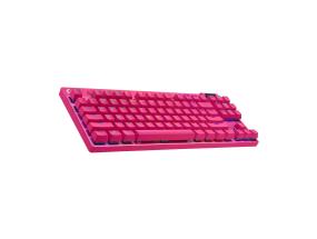 Logitech PRO X TKL, US, pinkki - Langaton näppäimistö