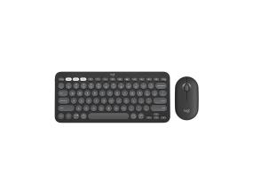 Logitech Pebble 2 Combo, USA, musta - Langaton näppäimistö ja hiiri