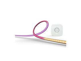 Philips Hue Play Gradient PC Lightstrip, 32´´-34´´ + silta, musta/valkoinen - LED-valonauha PC:lle