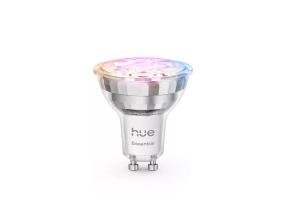 Philips Hue Essential Starter Kit, Spotlight + Hue Bridge, Full Color, GU10, 3 kpl, valkoinen - SmartLight-pakkaus
