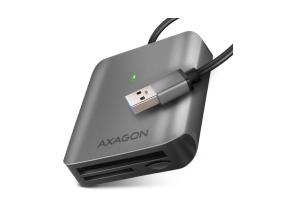 AXAGON CRE-S3 SuperSpeed USB-A UHS-II -lukija, tummanharmaa - Muistikortinlukija