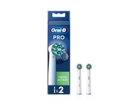Braun Oral-B Cross Action Pro, 2 tk, valkoinen - Varuharjad