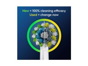 Braun Oral-B Cross Action Pro, 6 kpl, valkoinen - Varaharjat