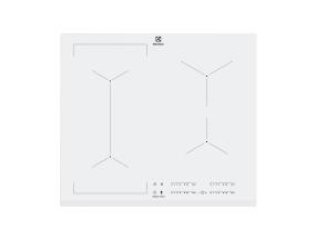 Electrolux, EcoTimer, leveys 59 cm, kehyksetön, valkoinen - Integroitu induktiokeittotaso