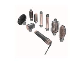 GA.MA Vibrance Uniq, 1500 W, tummanharmaa/vaaleanpunainen - Hiustenmuotoilulaite