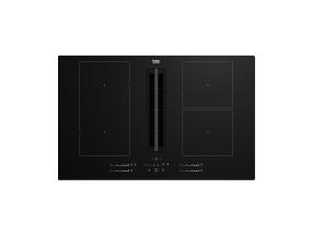 Beko, leveys 80 cm, musta - Integroitu induktiokeittotaso, jossa on ilmanpuhdistin