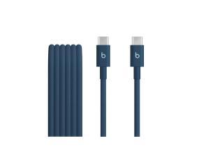 Beats USB-C Woven Cable, 1,5 m, tummansininen - Kaapeli - Kaapeli
