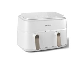 Philips 3000 Series Dual Basket Airfryer, 9 L, 2750 W, kaksi koria, valkoinen - Kuumailmapannu